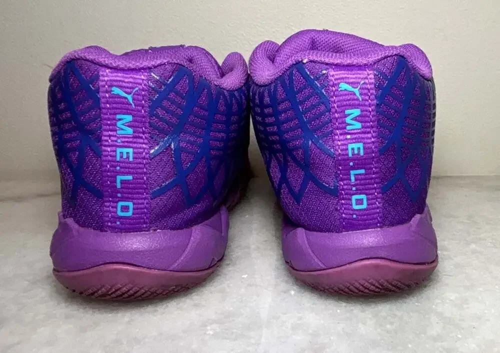 Puma MB.01 Queen City Toddler Shoes Purple Blue